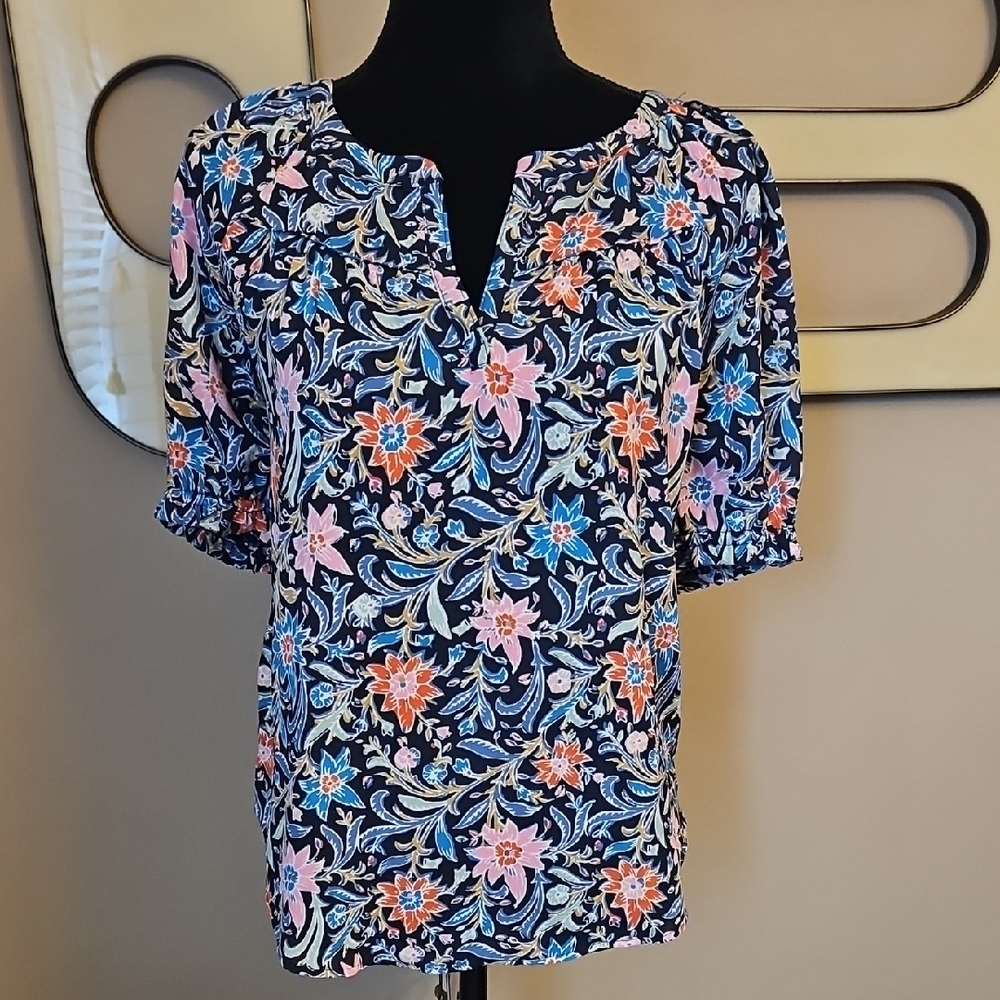 LOFT Floral Print Women's Top